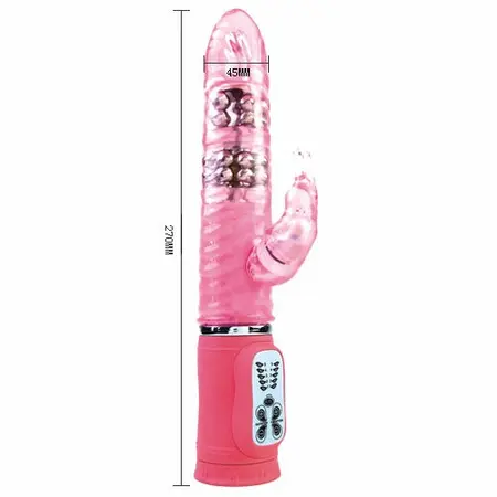 Baile Cute Passion Bunny Vibrirajući rotator 10 režima Ružičasti 27cm
