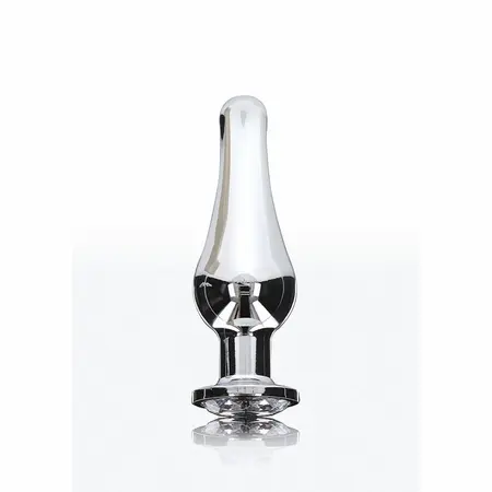 ToyJoy Diamond Bum Bijou Mali srebrni čep sa dekorativnim draguljem 9.2cm