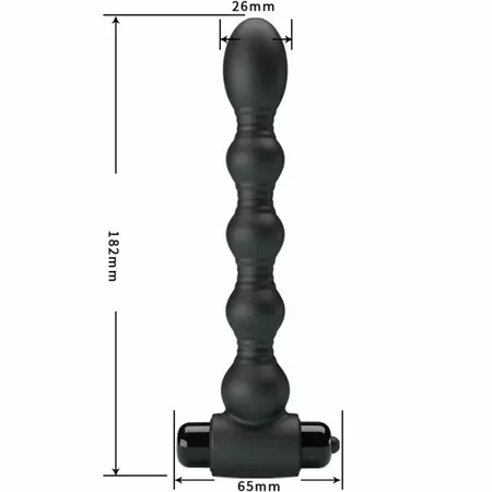 Pretty Love Lynn Silikonski čep 10 režima Crni, Ergonomski intimni sistem