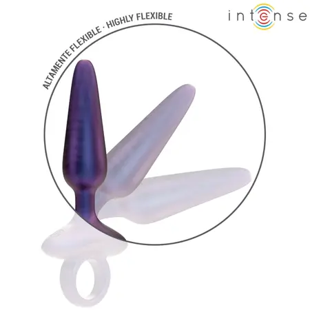 INTENSE Marlon Model 4 Vibrating Silicone Plug with Remote, Black