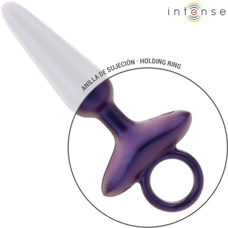 INTENSE Marlon Model 4 Vibrating Silicone Plug with Remote, Black