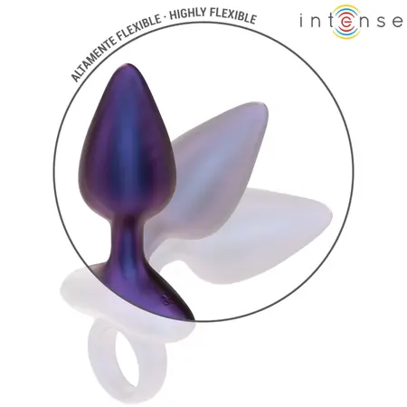 INTENSE Michael Rechargeable Vibrating Plug with Remote Control, Black