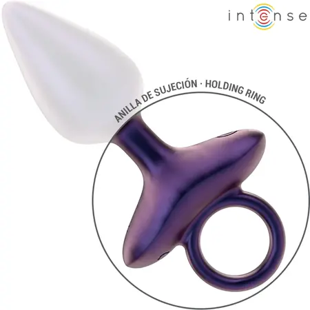 INTENSE Michael Rechargeable Vibrating Plug with Remote Control, Black