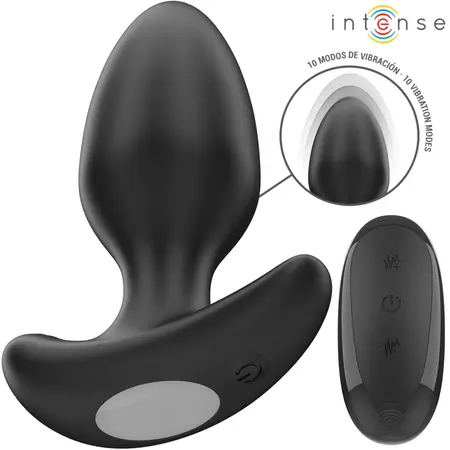 Intense Joey Wireless Anal Device 10 Vibration Modes Black Silicone 10cm