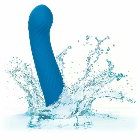 CalExotics Wave Rider Ripple Plavi Silikonski Čep sa Usisnom Bazom