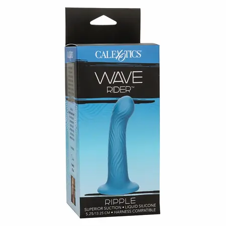 CalExotics Wave Rider Ripple Plavi Silikonski Čep sa Usisnom Bazom
