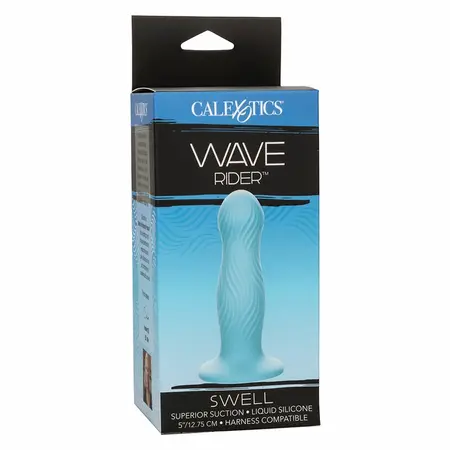 CalExotics Wave Rider Swell Plavi Analni Čep od Tečnog Silikona 12 cm