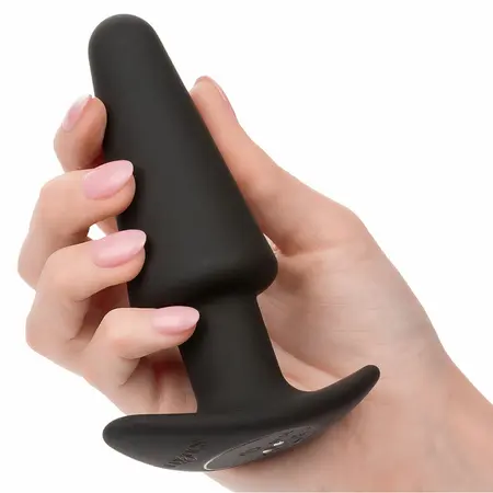 CalExotics Rock Bottom Suženi Silikonski Crni Čep 10 Režima USB Punjiv