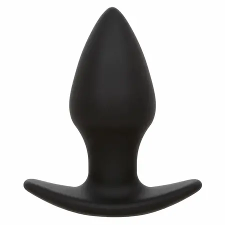 CalExotics Rock Bottom Silikonski Intimni Čep 10 Vibracija Crni