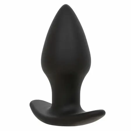 CalExotics Rock Bottom Silikonski Intimni Čep 10 Vibracija Crni