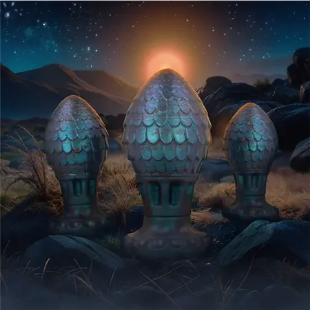 EPIC Vrakos Dragon Egg Silikonski Čep S – Ergonomski Mitološki Dizajn