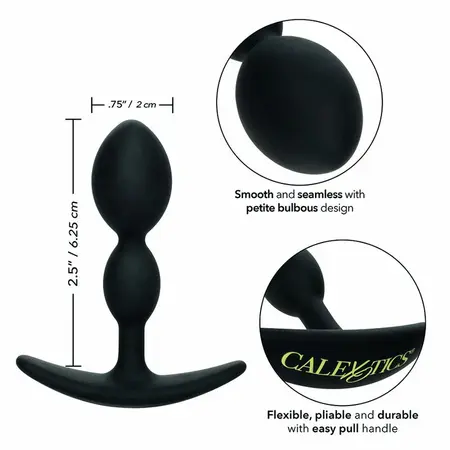 CalExotics Boundless 2X Teardrop Čep – Mali Fleksibilni Silikonski Model
