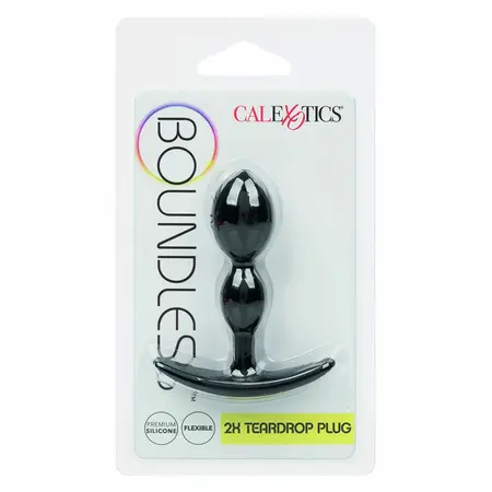 CalExotics Boundless 2X Teardrop Čep – Mali Fleksibilni Silikonski Model