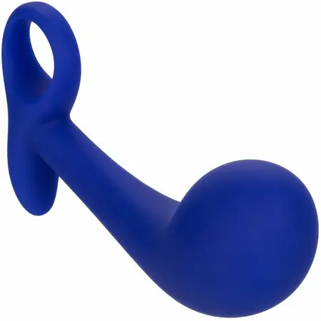 CalExotics Admiral Anal Training Set 2 Silicone Plugs Blue Ergonomic