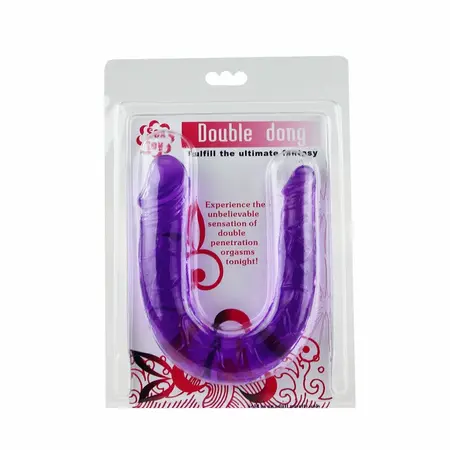 Baile Double Fleksibilni Intimni Uređaj Lila Jelly 29cm