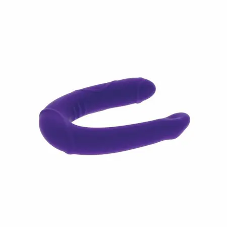 Get Real Vogue Mini Dvostrani Silikonski Model Ljubičasti 21 cm