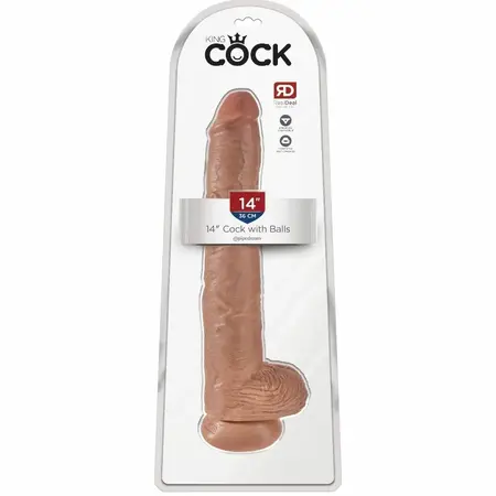 Pipedream King Cock Model with Support Base 35.6 cm Flesh Tone