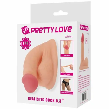 Pretty Love Wildon Intimni Model 10 cm Natural - Fleksibilni TPR Sistem