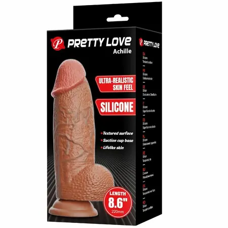 Pretty Love Achille Silicone Intimate Device 22cm with Suction Base