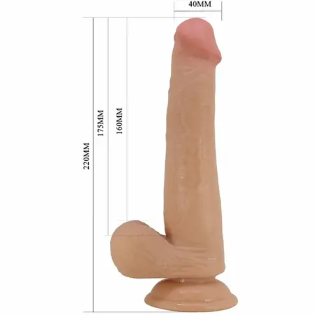 Pretty Love Tallen Anatomski Model 22cm sa Usisnom Bazom, Boja Kože