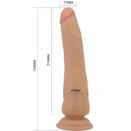 Pretty Love Tiemeyer Intimate Machine 25cm, TPR Material, Suction Base, Flesh