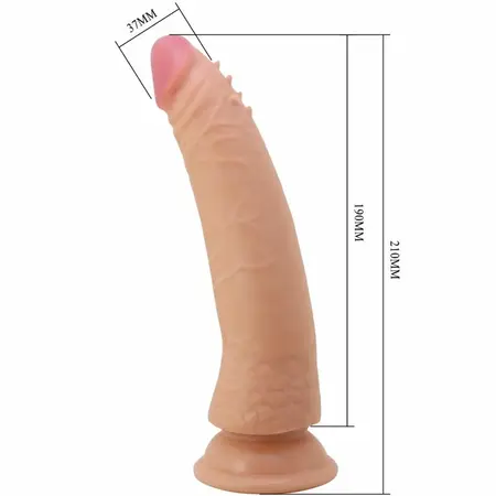 Pretty Love Model 2 Fleksibilni Intimni Uređaj 21cm Boja Kože TPR Pršljenov Jezgro