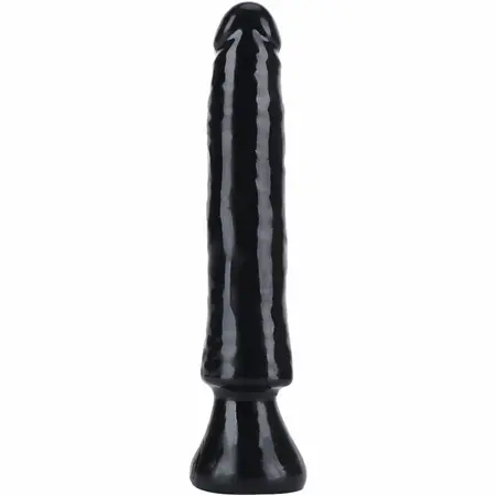 GET REAL Starter 16 cm Crni - Fleksibilni Intimni Model sa Usisnom Bazom