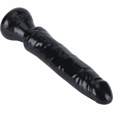 GET REAL Starter 16 cm Crni - Fleksibilni Intimni Model sa Usisnom Bazom