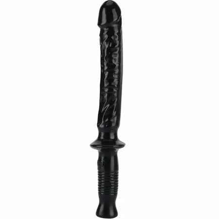 Get Real The Manhandler 38 cm Crni - Anatomski Intimni Štap PVC