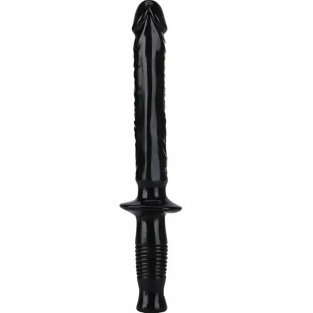 Get Real The Manhandler 38 cm Crni - Anatomski Intimni Štap PVC