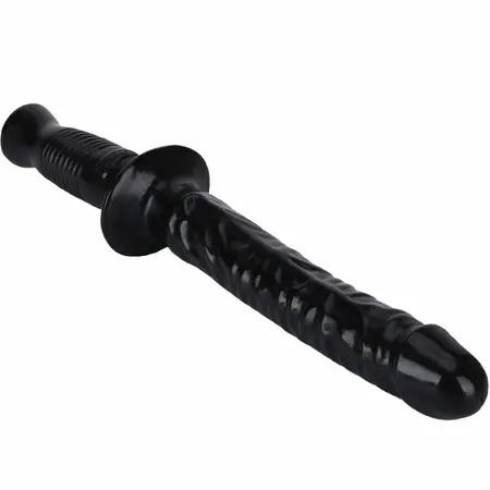 Get Real The Manhandler 38 cm Crni - Anatomski Intimni Štap PVC