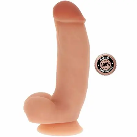 Get Real Silikonski Model 18 cm sa Usisnom Bazom, Ten Kože