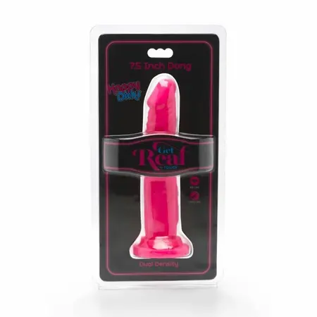 Get Real Happy Dicks 19 cm Intimni Uređaj Roze sa Usisnom Bazom