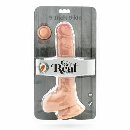 Get Real Dual Density Intimna Mašina 25.5 cm Boje Kože, Usisna Baza