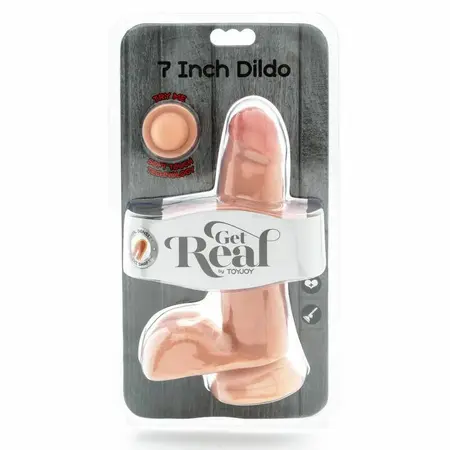 Get Real Dual Density Intimni Model 12 cm sa Usisnom Bazom Boje Kože