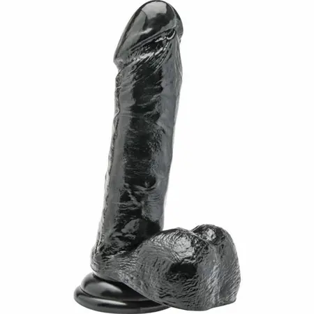 Get Real Model 18 cm Anatomski Intimni Uređaj sa Bazom Crni