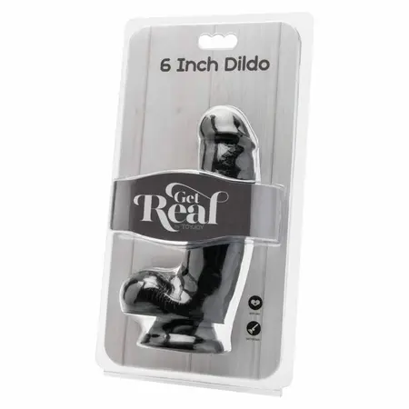 Get Real Crni Kompaktni Model 12 cm Anatomski Intimni Aparat
