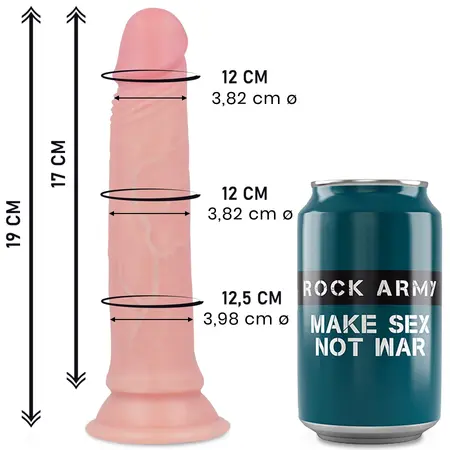 Rockarmy Avenger Liquid Silicone intimni model 19 cm Bež Dual Density