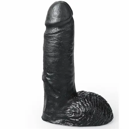 Hung System Cesar 19 cm Crni - Modularna intimna mašina sa usisnom bazom