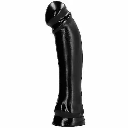 ALL BLACK Model 33 cm Intimni Sistem – Crni PVC, Velika Veličina