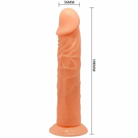 Baile Vive Intimni Model 19.8 cm Prirodna Boja sa Usisnom Bazom