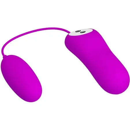 Pretty Love Eunice Wireless Vibrating Egg 12 Modes Silicone Pink