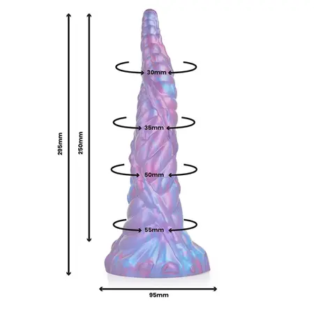 EPIC NOKKEN Vodeni Stvor Silikonski Model sa Usisnom Bazom 28cm Plavi