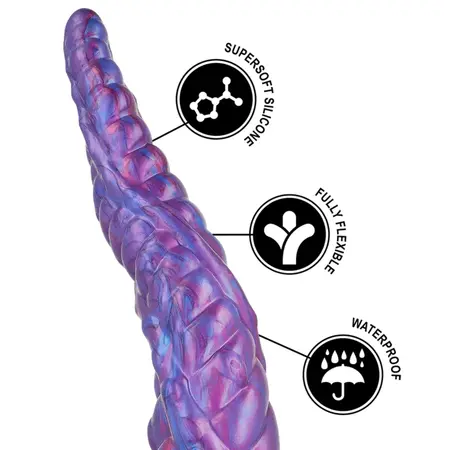 EPIC NOKKEN Vodeni Stvor Silikonski Model sa Usisnom Bazom 28cm Plavi