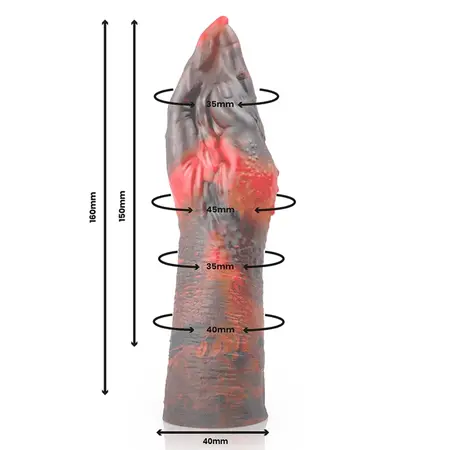 EPIC Lilith Silikonski Intimni Uređaj S - 16 cm, Inspirisan Mitom, Crni