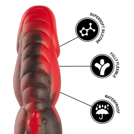 EPIC CYBERSILICOCK Ares Model Silikonski Intimni Uređaj Višebojni, 19.5cm
