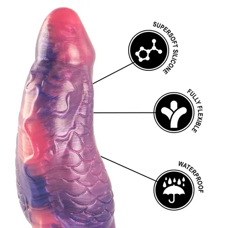 EPIC Medusa Silicone Intimate Model - Multicolor, 170 mm, Mythology Edition