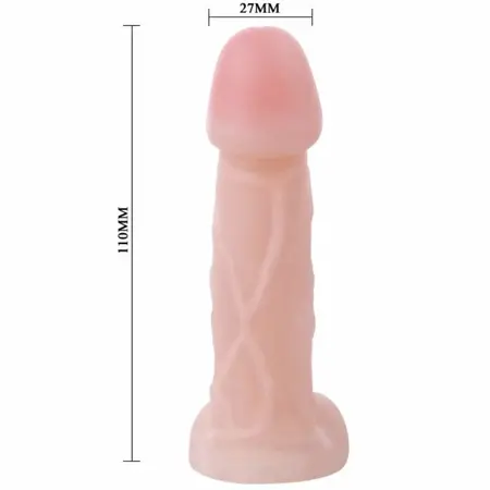 Baile Slick Pleasure Flexible Intimate Massager TPR Unisex Mini 13 cm