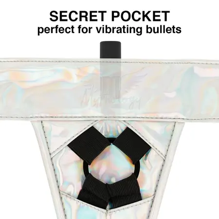 MYTHOLOGY Fantasy Iridescentni Podesivi Pojas S/M Veganski Materijal