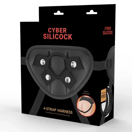 CYBERSILICOCK Univerzalni Strap-On Pojas sa 3 Silikonska Prstena, Podesivi